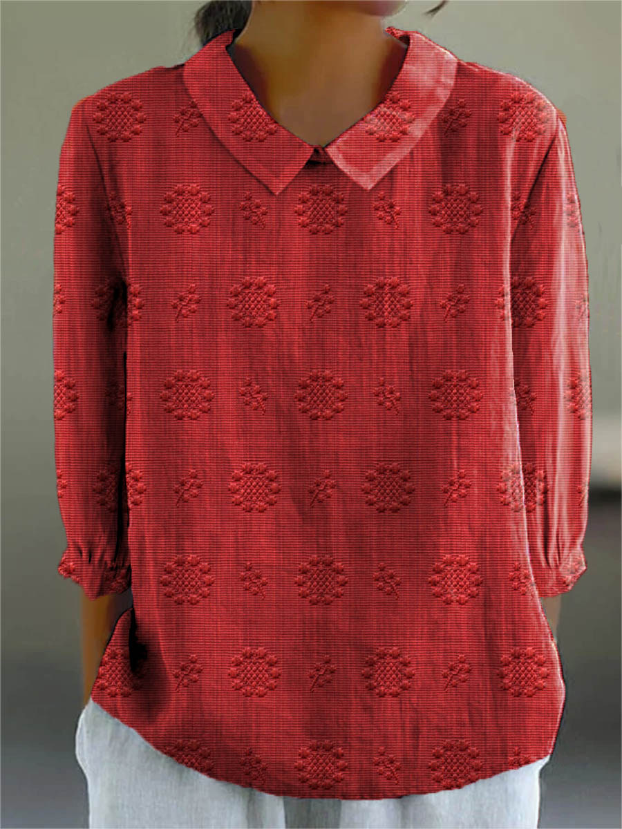 Ivana | Elegantna Teksturirana Bluza