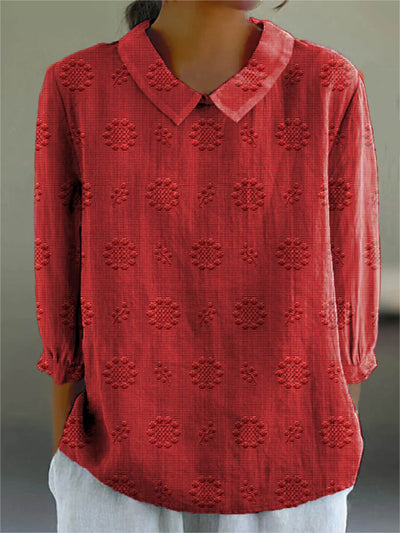 Ivana | Elegantna Teksturirana Bluza