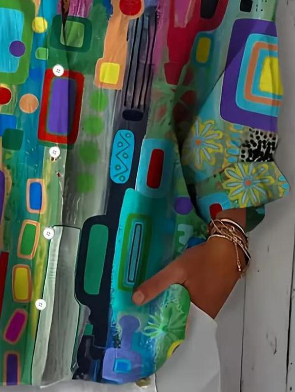 Lea | Umjetnička Košulja u Boji