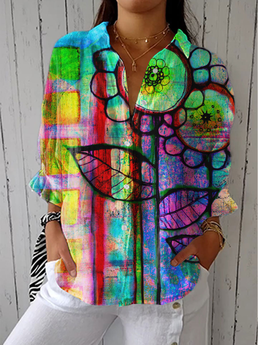 Camilla | Umjetnička Cvjetna Košulja