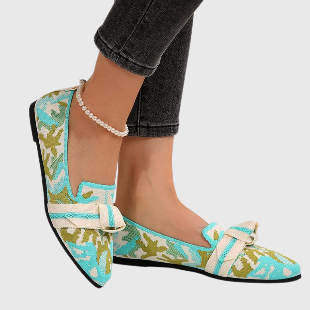 Lea | Špic Mokasinke s Umjetničkim Uzorkom