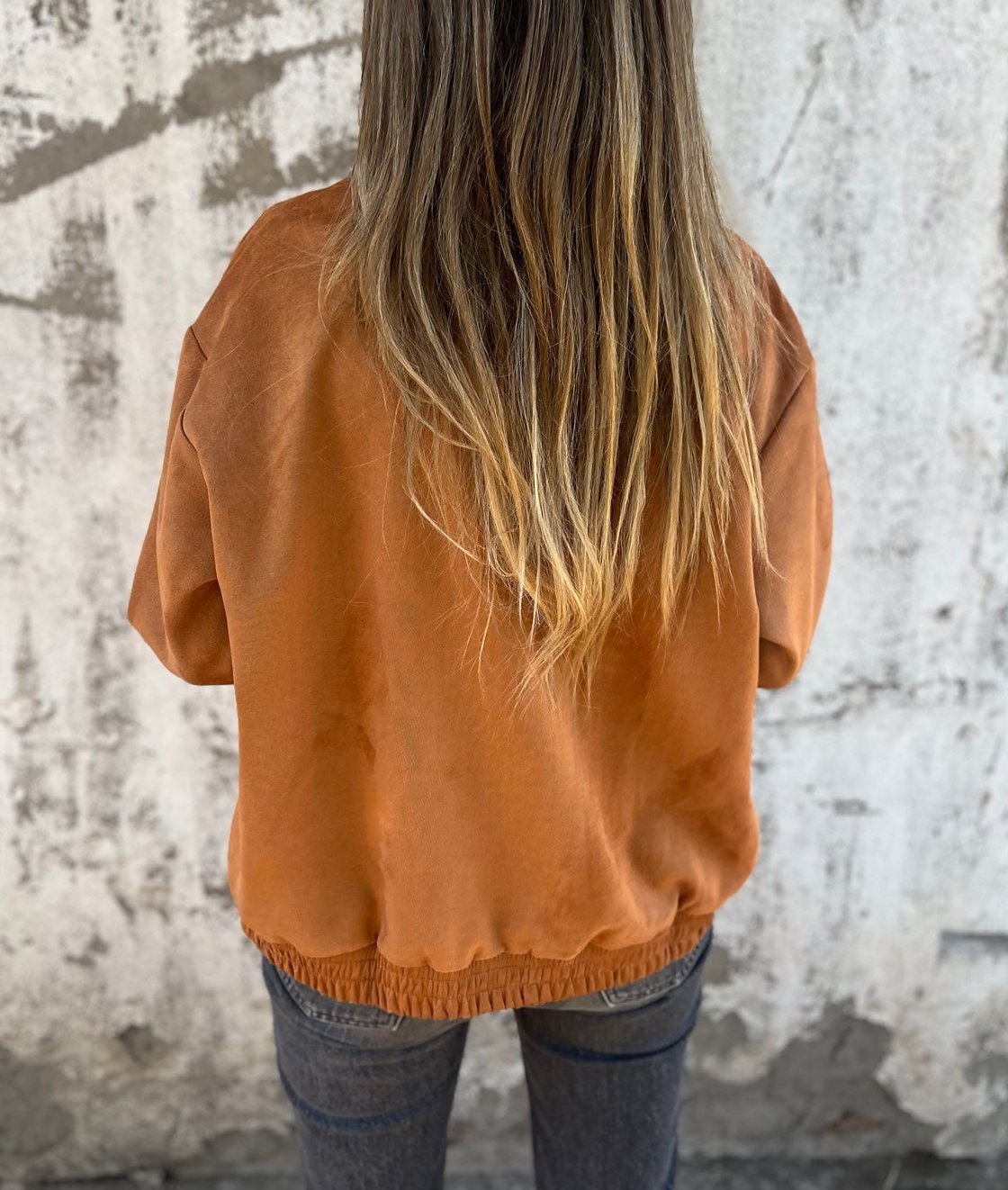 Luciana | Bomber jakna od brušene kože