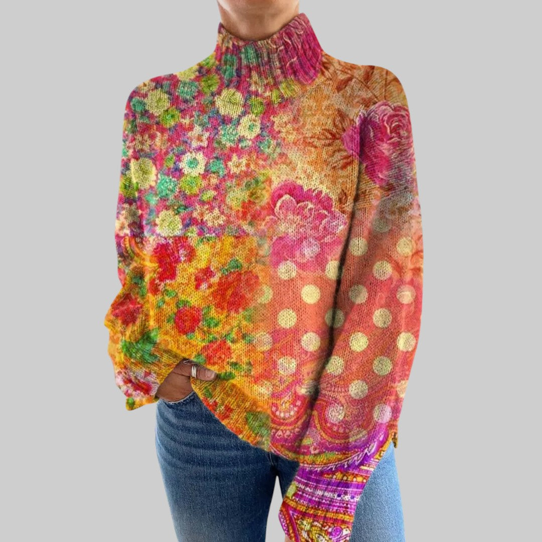 Isabella | Umjetnički cvjetni pulover