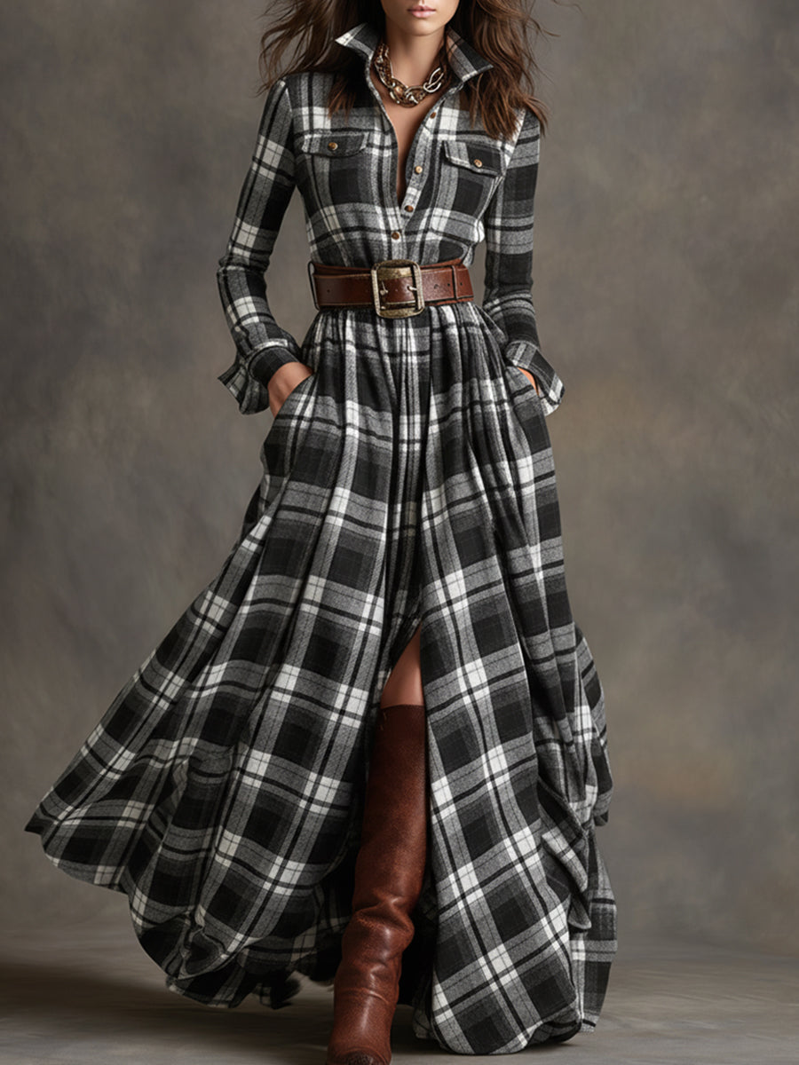 Claudia | Highland Plaid haljina