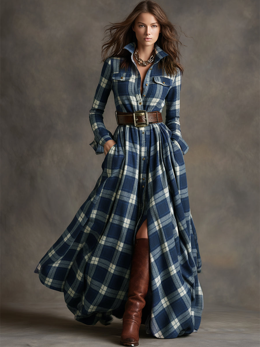 Claudia | Highland Plaid haljina