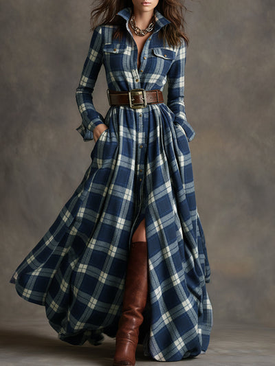Claudia | Highland Plaid haljina