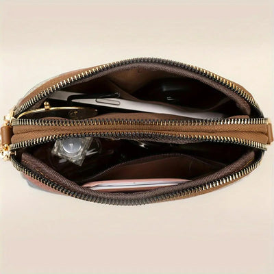 Biser | Patchwork kožna torba preko tijela