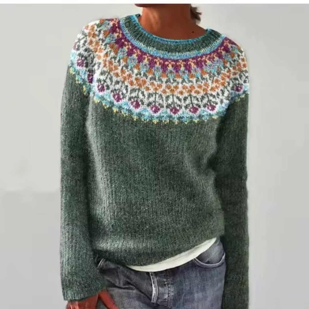 Elin | Nordic Yoke Sweater
