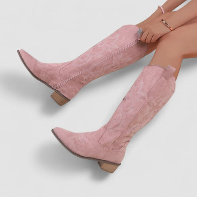 Klara | Kaubojske Čizme s Vezom