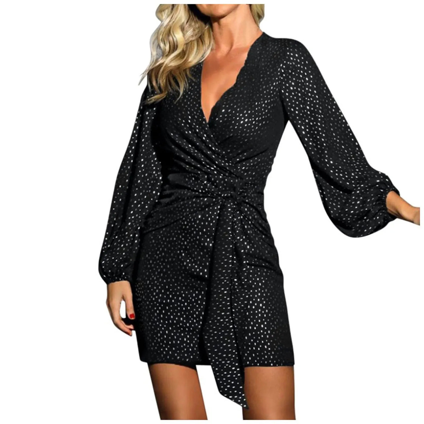 Celina | Sjajna preklopna haljina