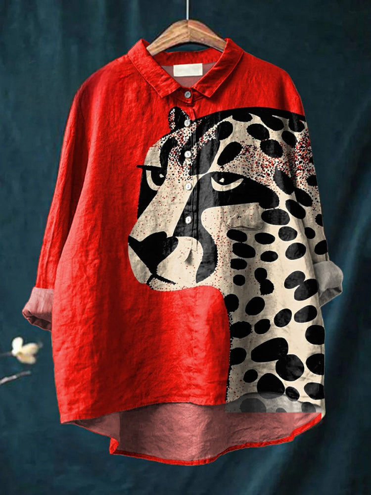 Nala | Majica s odvažnim uzorkom geparda