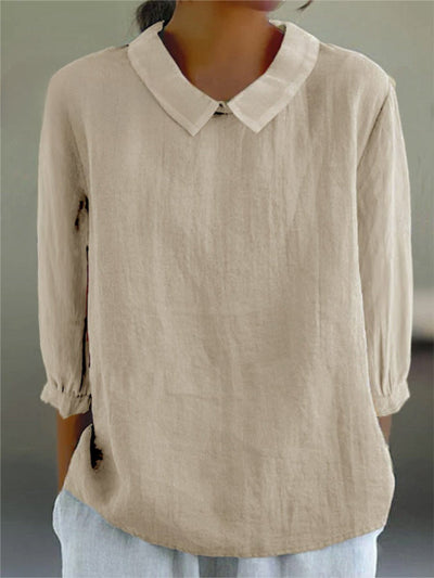 Nina | Klasična Jednobojna Bluza