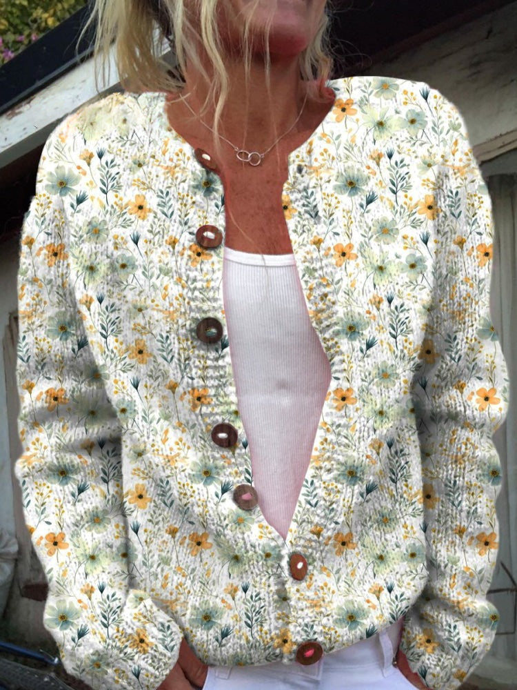 Ana | Umjetnički Pulover u Bojama Prirode