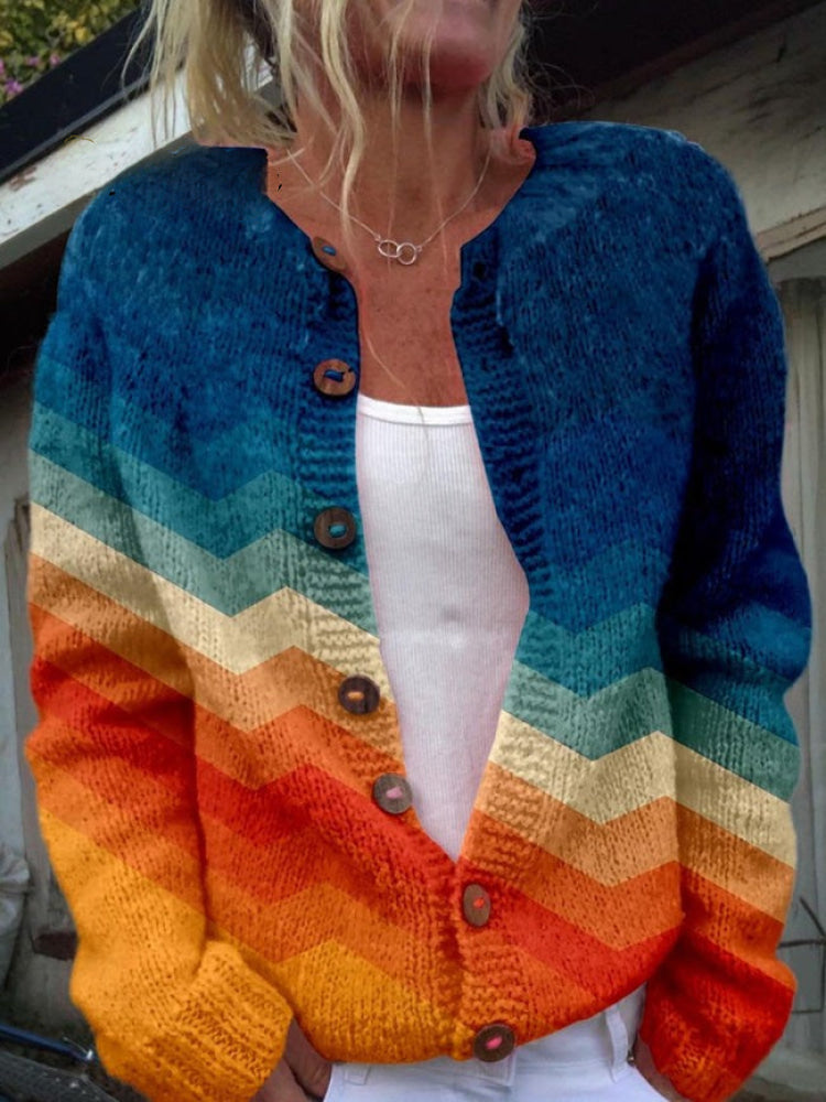 Ana | Umjetnički Pulover u Bojama Prirode