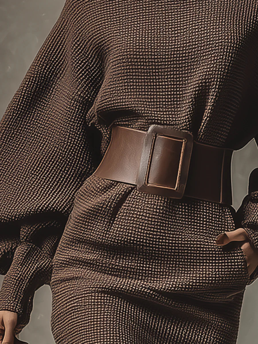 Selene | Autumn Grace pletenu haljinu