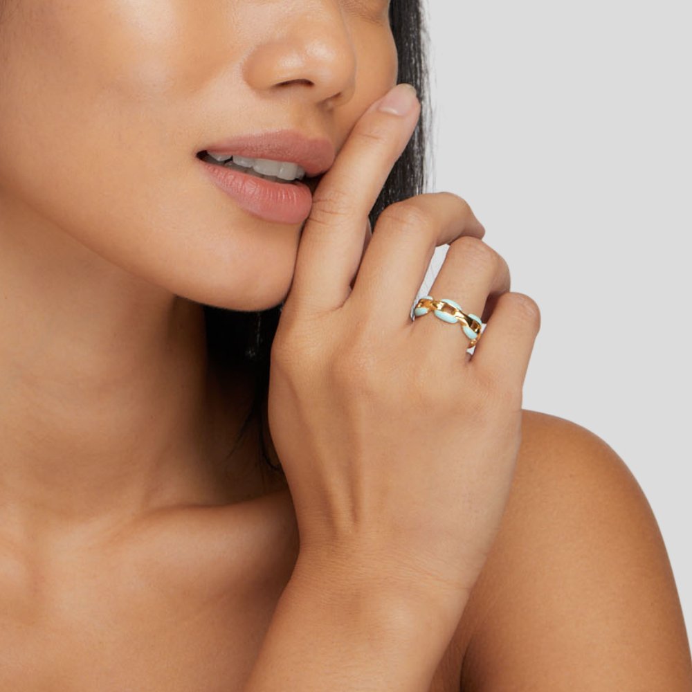 Rea | Prsten Plavi Lanac