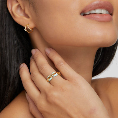 Rea | Prsten Plavi Lanac