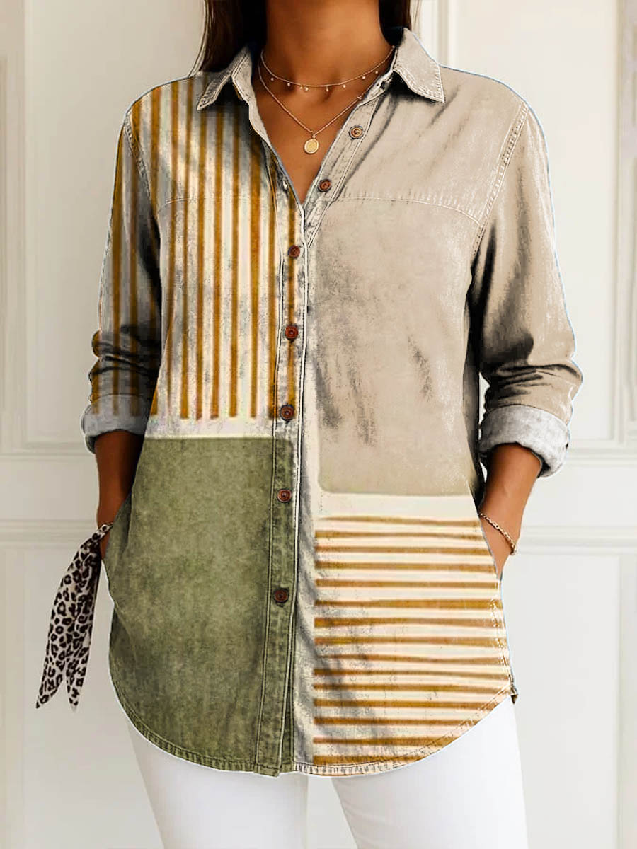 Lara | Elegantna Neutralna Košulja