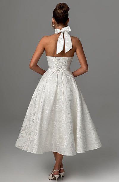 Lidija | Elegantna Haljina s Halter Izrezom