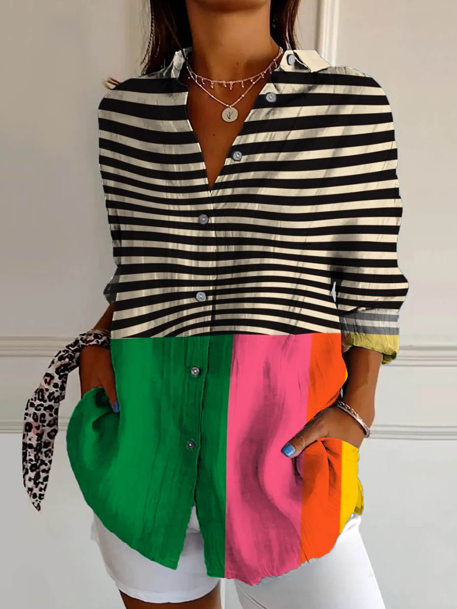 Dora | Šarena Pruge Košulja