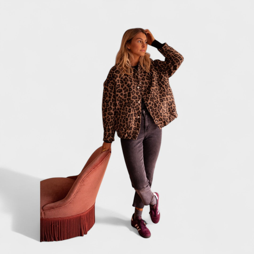Luna | Jakna s Leopard Uzorkom