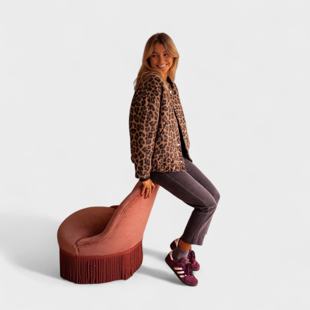 Luna | Jakna s Leopard Uzorkom